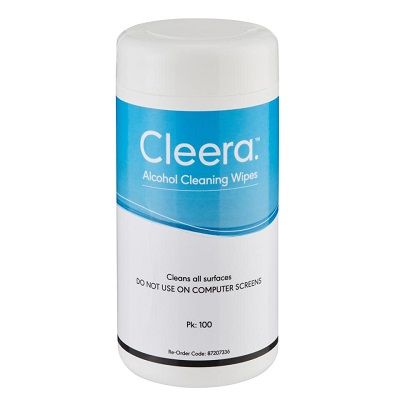 Cleera Cleaning Wipes Antibacterial Alcohol Base