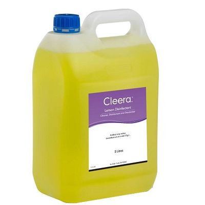 Cleera Disinfectant Commercial Grade Lemon 5L