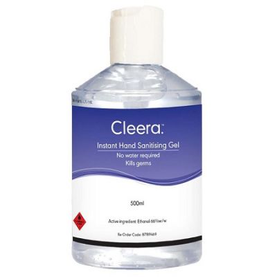 Cleera Instant Hand Sanitising Gel 500ml