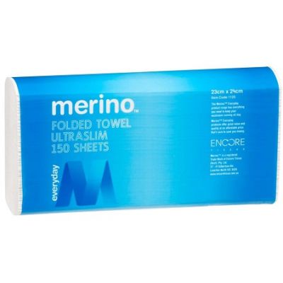 Merino Ultraslim Folded Towel 150 Sheets
