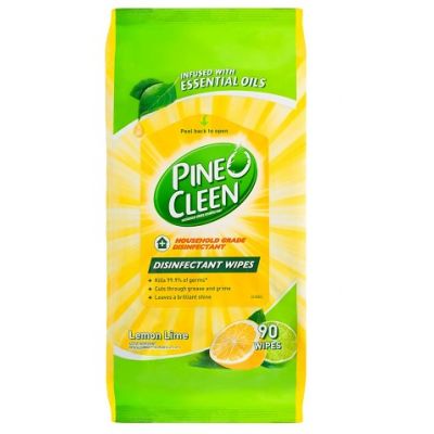Pine O Cleen Surface Wipes Lemon Lime