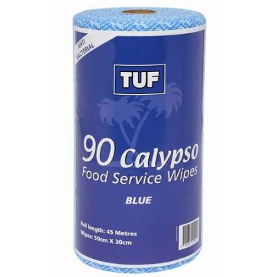 Tuf Calypso Food Service Antibacterial Wipes Blue