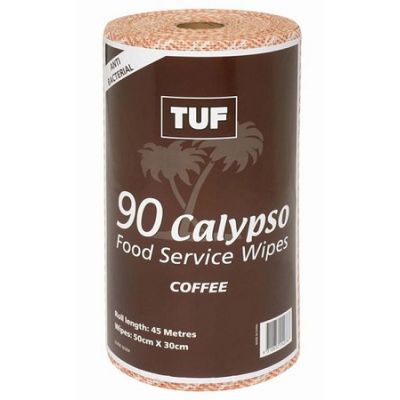 Tuf Calypso Food Service Antibacterial Wipes Coffee